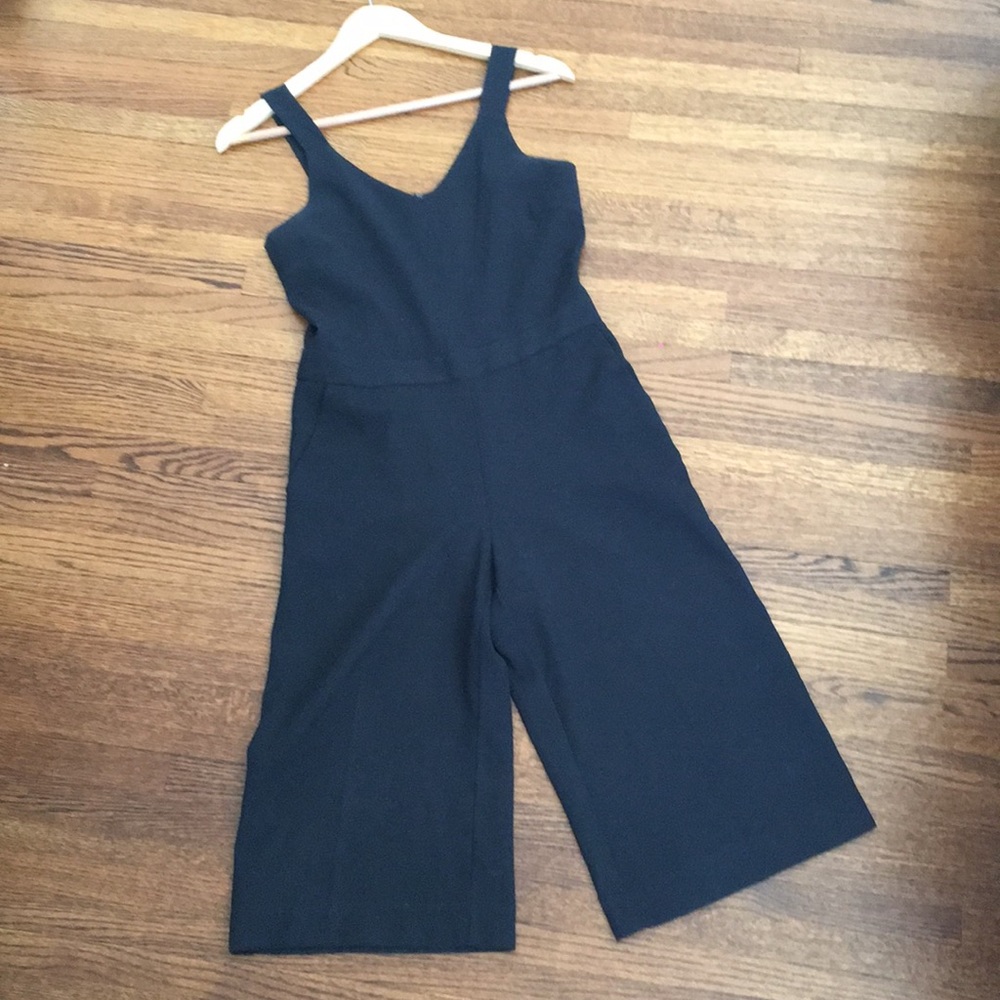 Black Mid Length Jumpsuit